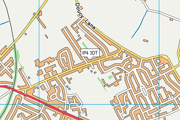 IP4 3DT map - OS VectorMap District (Ordnance Survey)