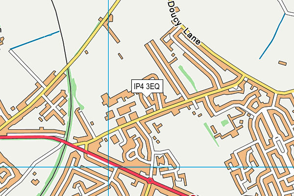 IP4 3EQ map - OS VectorMap District (Ordnance Survey)