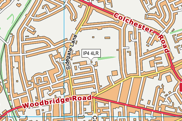 IP4 4LR map - OS VectorMap District (Ordnance Survey)