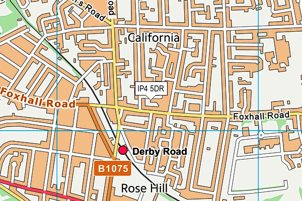 IP4 5DR map - OS VectorMap District (Ordnance Survey)