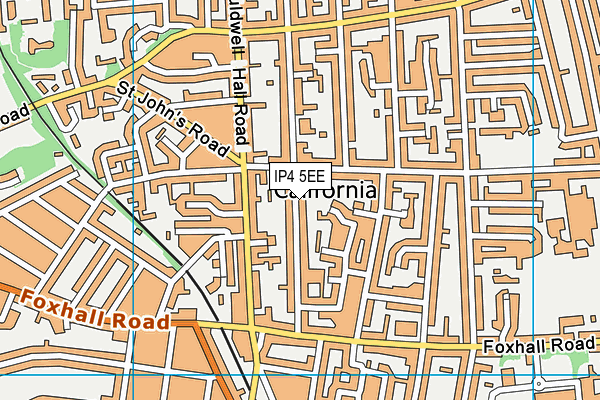IP4 5EE map - OS VectorMap District (Ordnance Survey)