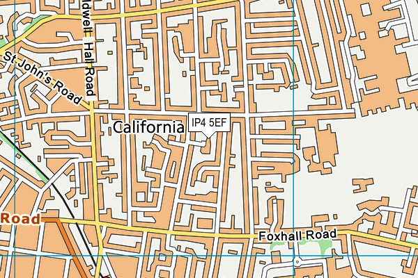 IP4 5EF map - OS VectorMap District (Ordnance Survey)