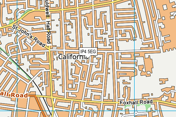 IP4 5EG map - OS VectorMap District (Ordnance Survey)