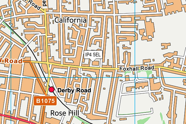 IP4 5EL map - OS VectorMap District (Ordnance Survey)