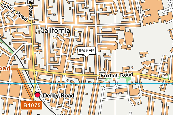 IP4 5EP map - OS VectorMap District (Ordnance Survey)