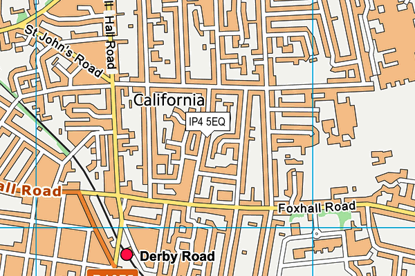 IP4 5EQ map - OS VectorMap District (Ordnance Survey)