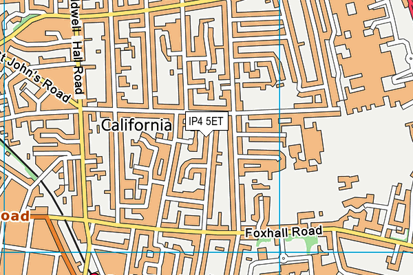 IP4 5ET map - OS VectorMap District (Ordnance Survey)