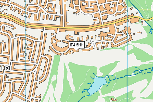 IP4 5HH map - OS VectorMap District (Ordnance Survey)