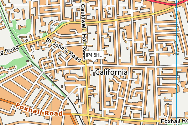 IP4 5HL map - OS VectorMap District (Ordnance Survey)