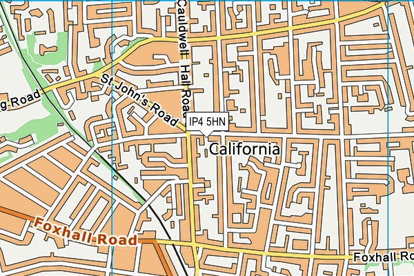 IP4 5HN map - OS VectorMap District (Ordnance Survey)