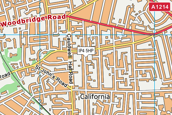 IP4 5HP map - OS VectorMap District (Ordnance Survey)