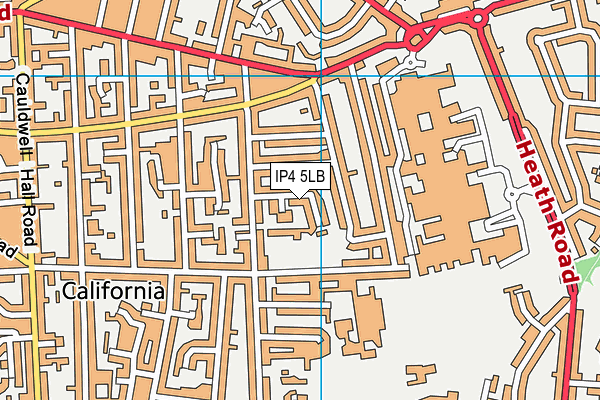 IP4 5LB map - OS VectorMap District (Ordnance Survey)