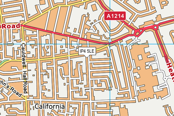 IP4 5LE map - OS VectorMap District (Ordnance Survey)