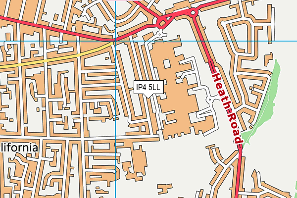 IP4 5LL map - OS VectorMap District (Ordnance Survey)