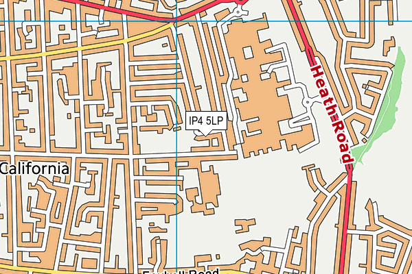 IP4 5LP map - OS VectorMap District (Ordnance Survey)