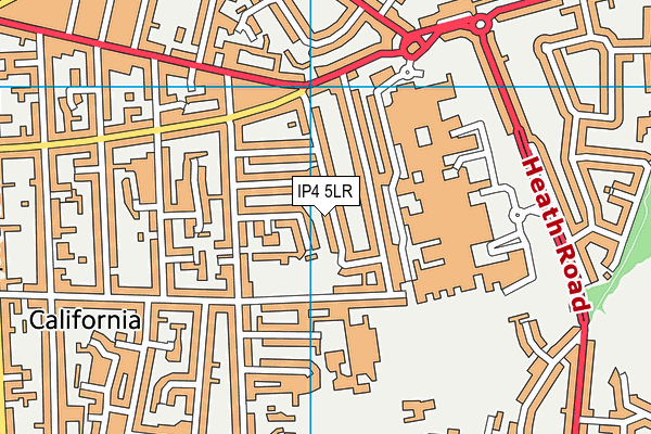 IP4 5LR map - OS VectorMap District (Ordnance Survey)
