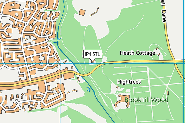 IP4 5TL map - OS VectorMap District (Ordnance Survey)