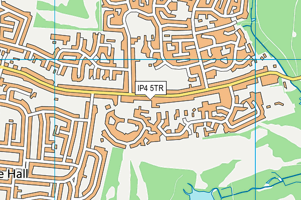 IP4 5TR map - OS VectorMap District (Ordnance Survey)