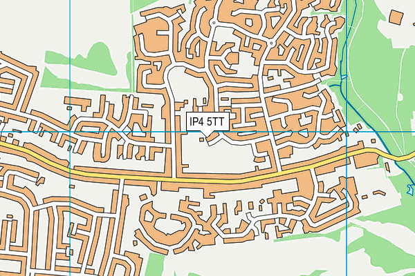 IP4 5TT map - OS VectorMap District (Ordnance Survey)