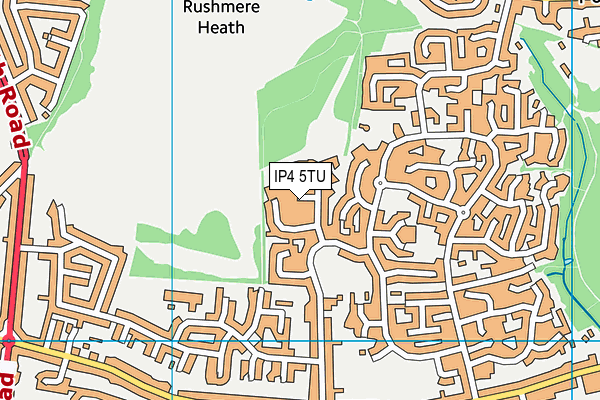 IP4 5TU map - OS VectorMap District (Ordnance Survey)