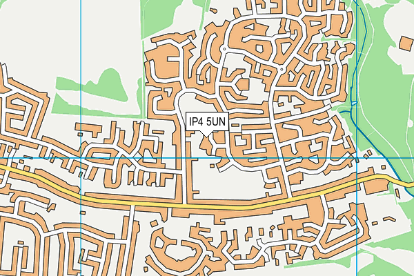 IP4 5UN map - OS VectorMap District (Ordnance Survey)