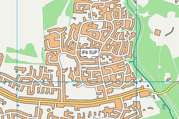 IP4 5UP map - OS VectorMap District (Ordnance Survey)