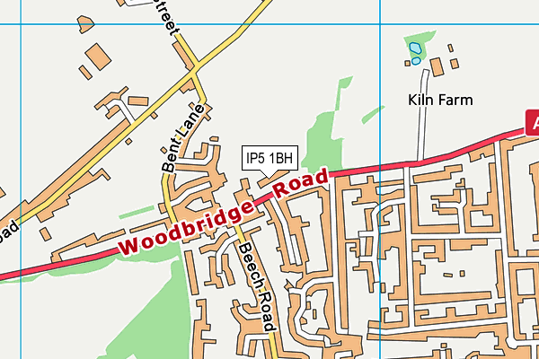 Map of J W O'DOWD LTD at district scale