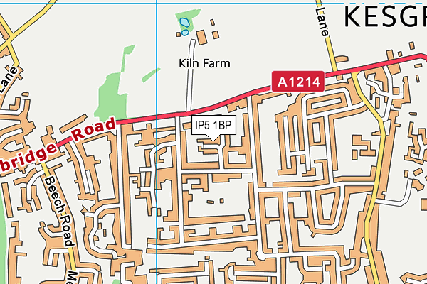 IP5 1BP map - OS VectorMap District (Ordnance Survey)