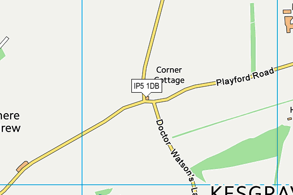 IP5 1DB map - OS VectorMap District (Ordnance Survey)