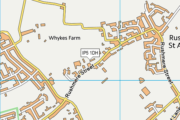 IP5 1DH map - OS VectorMap District (Ordnance Survey)