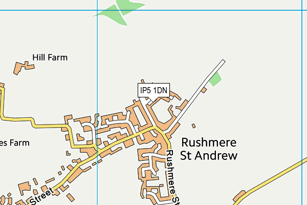 IP5 1DN map - OS VectorMap District (Ordnance Survey)