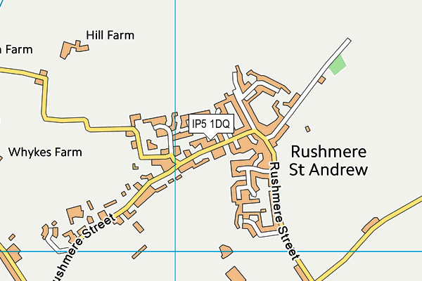 IP5 1DQ map - OS VectorMap District (Ordnance Survey)