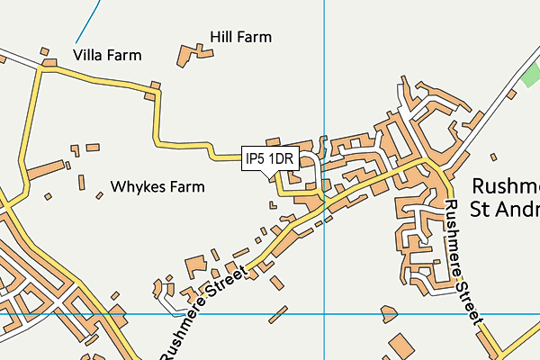 IP5 1DR map - OS VectorMap District (Ordnance Survey)