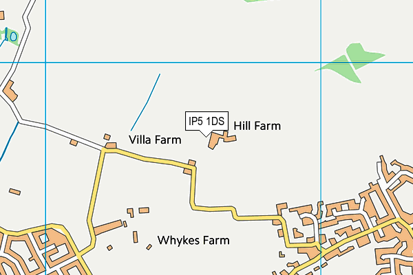 IP5 1DS map - OS VectorMap District (Ordnance Survey)