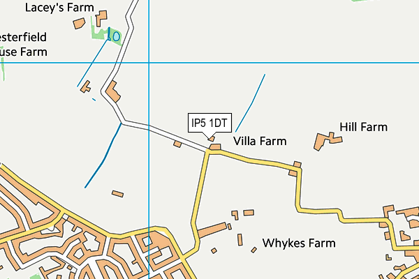 IP5 1DT map - OS VectorMap District (Ordnance Survey)