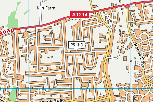 IP5 1HD map - OS VectorMap District (Ordnance Survey)