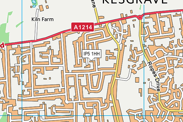 IP5 1HH map - OS VectorMap District (Ordnance Survey)