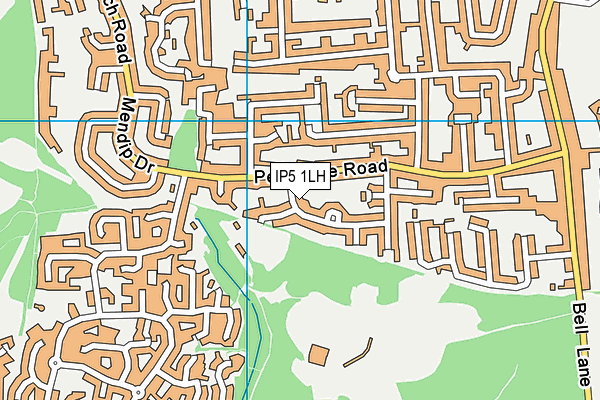 IP5 1LH map - OS VectorMap District (Ordnance Survey)
