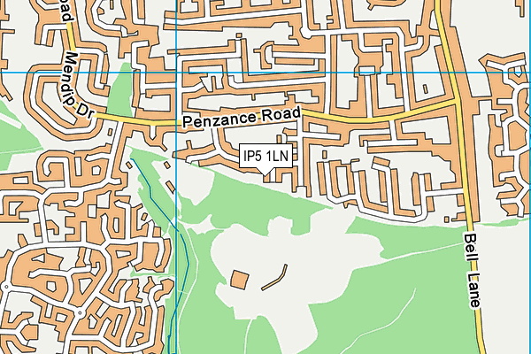 IP5 1LN map - OS VectorMap District (Ordnance Survey)