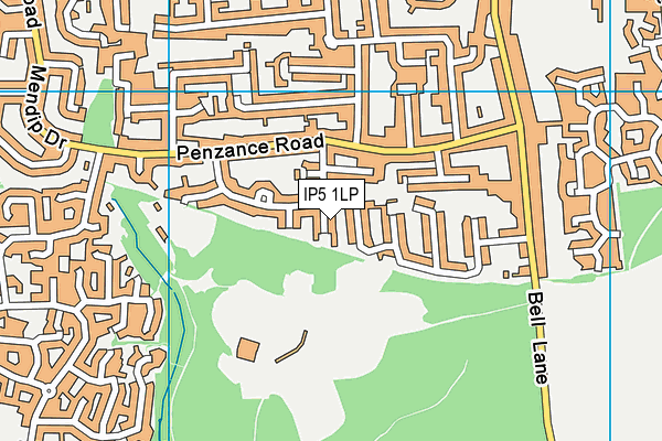 IP5 1LP map - OS VectorMap District (Ordnance Survey)