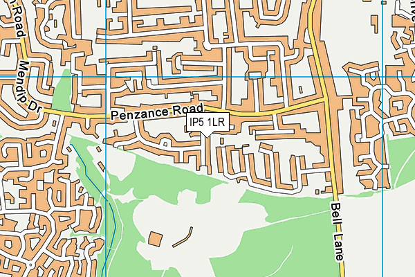 IP5 1LR map - OS VectorMap District (Ordnance Survey)