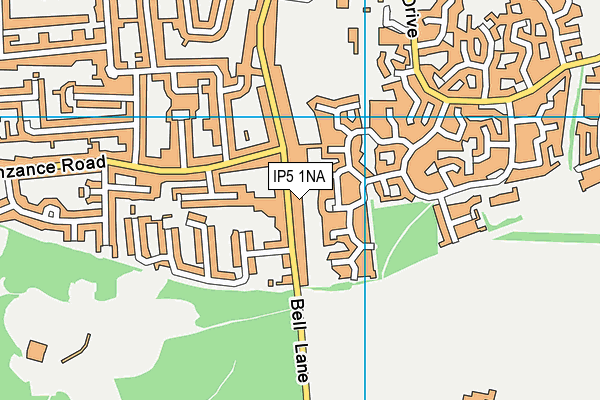 IP5 1NA map - OS VectorMap District (Ordnance Survey)