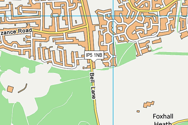 IP5 1NB map - OS VectorMap District (Ordnance Survey)