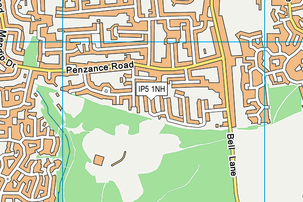 IP5 1NH map - OS VectorMap District (Ordnance Survey)