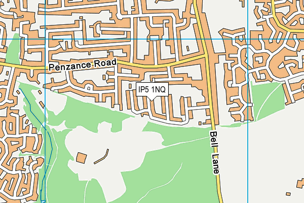 IP5 1NQ map - OS VectorMap District (Ordnance Survey)