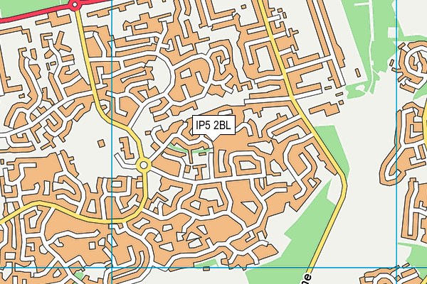 IP5 2BL map - OS VectorMap District (Ordnance Survey)