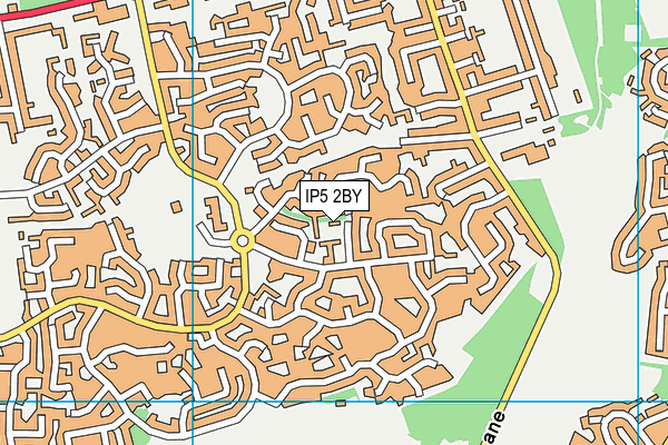 IP5 2BY map - OS VectorMap District (Ordnance Survey)