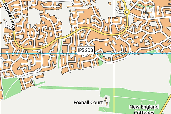 IP5 2DB map - OS VectorMap District (Ordnance Survey)