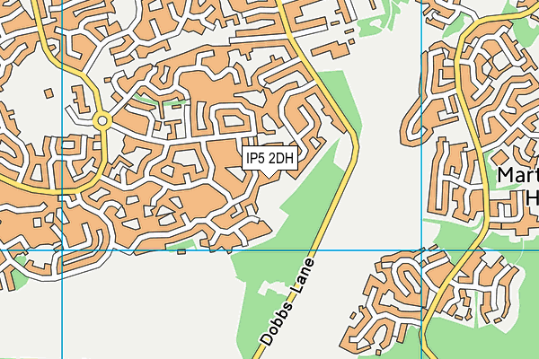IP5 2DH map - OS VectorMap District (Ordnance Survey)
