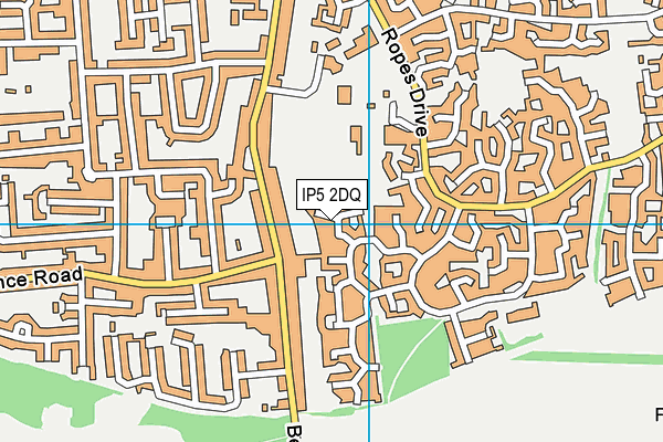 IP5 2DQ map - OS VectorMap District (Ordnance Survey)